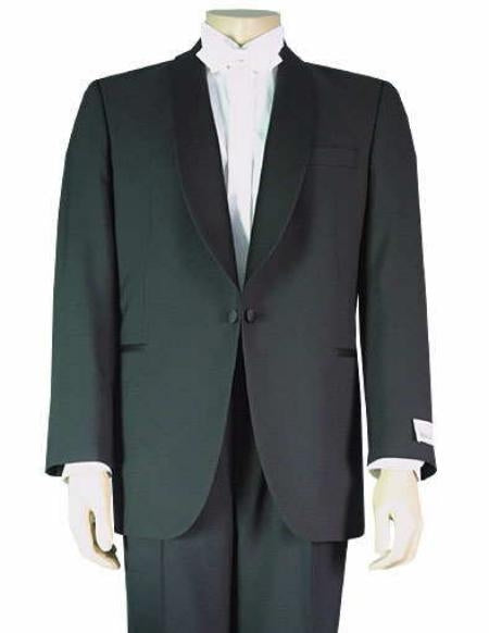 1 Button Shawl Collar Jacket Single Button Fashion Tuxedo For Men - mensusa