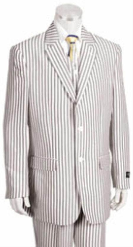 2 Button Jacket Pleated Pants Pronounce Pinstripe mensusa