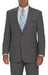 2 Button Peak Lapel Jacket Flat Front Pants Light Silver Gray tapered slim fitted Designer Cheap Priced Men's Slim Fitted Suit - Skinny Fit Suit mensusa