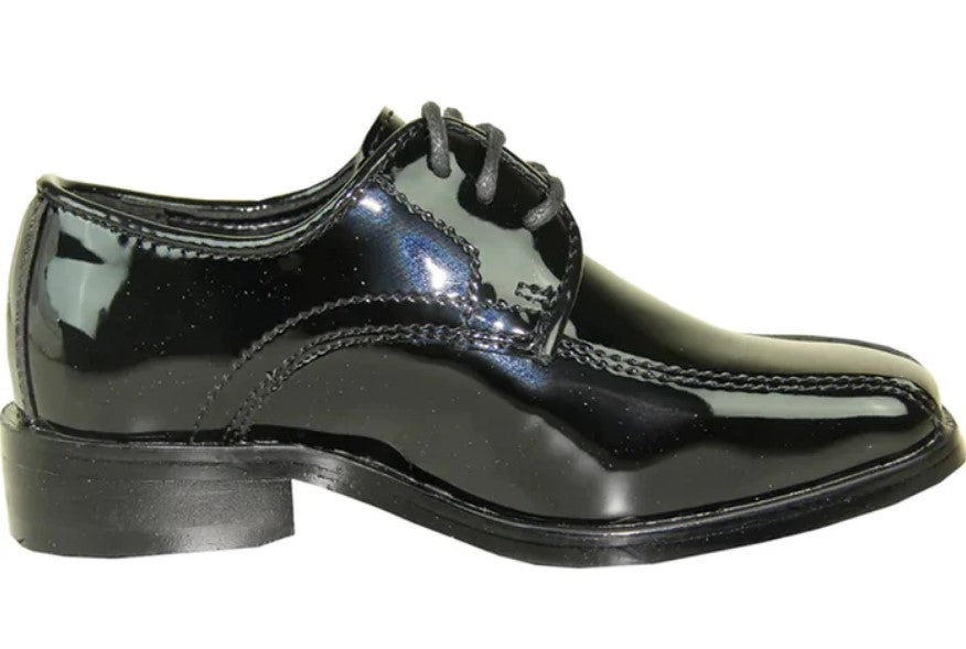 Gray Dress Shoes - Black Mens Classic Bicycle Toe Patent Tuxedo Shoes