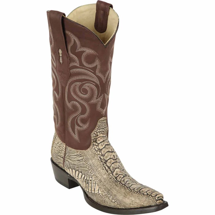 Men's Ostrich Leg Cowboy Boots: Los Altos Oryx Dress Western Boots