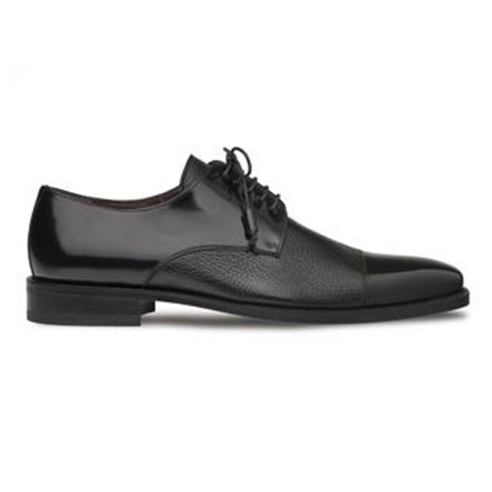 Mezlan Shoes Made in Spain - Mezlan Soka Black Oxfords Real Deerskin