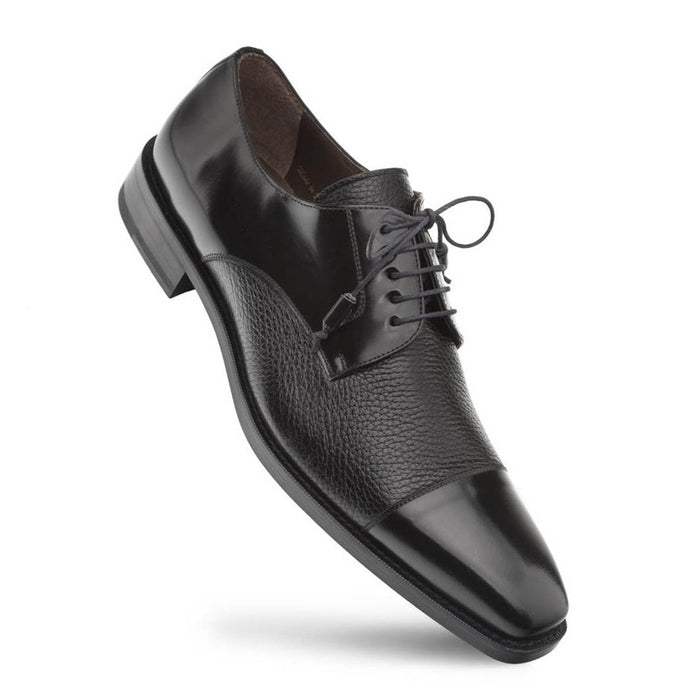 Mezlan Shoes Made in Spain - Mezlan Soka Black Oxfords Real Deerskin