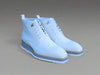Burnished Calfskin Lace-Up Boot Carrucci