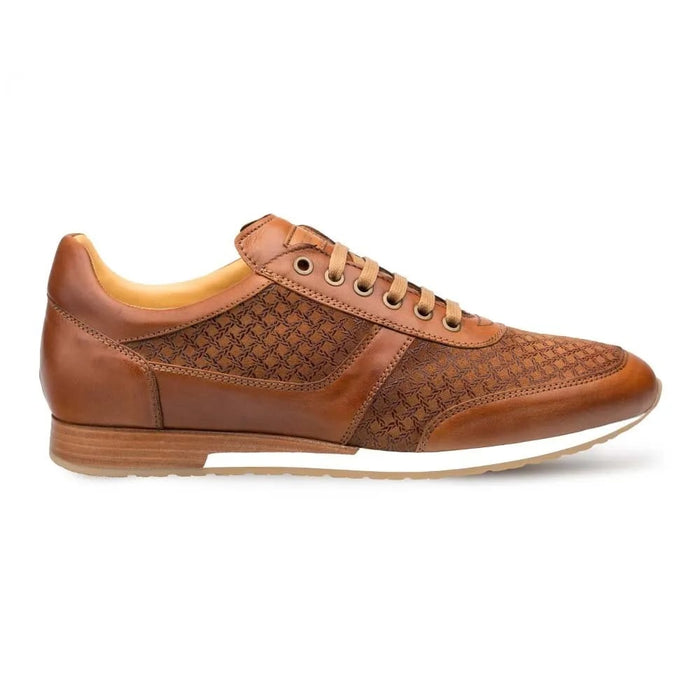 Mezlan Shoes Made in Spain - Mezlan Maxim Tan Calfskin & Suede Sneakers