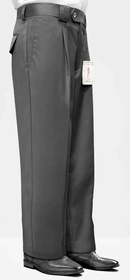 Mens Charcoal Wool Pants