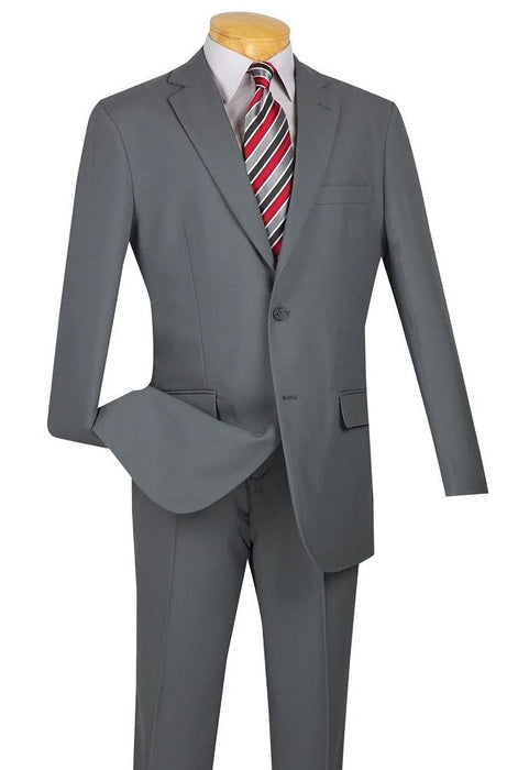 Carlo Lusso Men's Outlet 2 Piece Executive Suit  Solid Colors