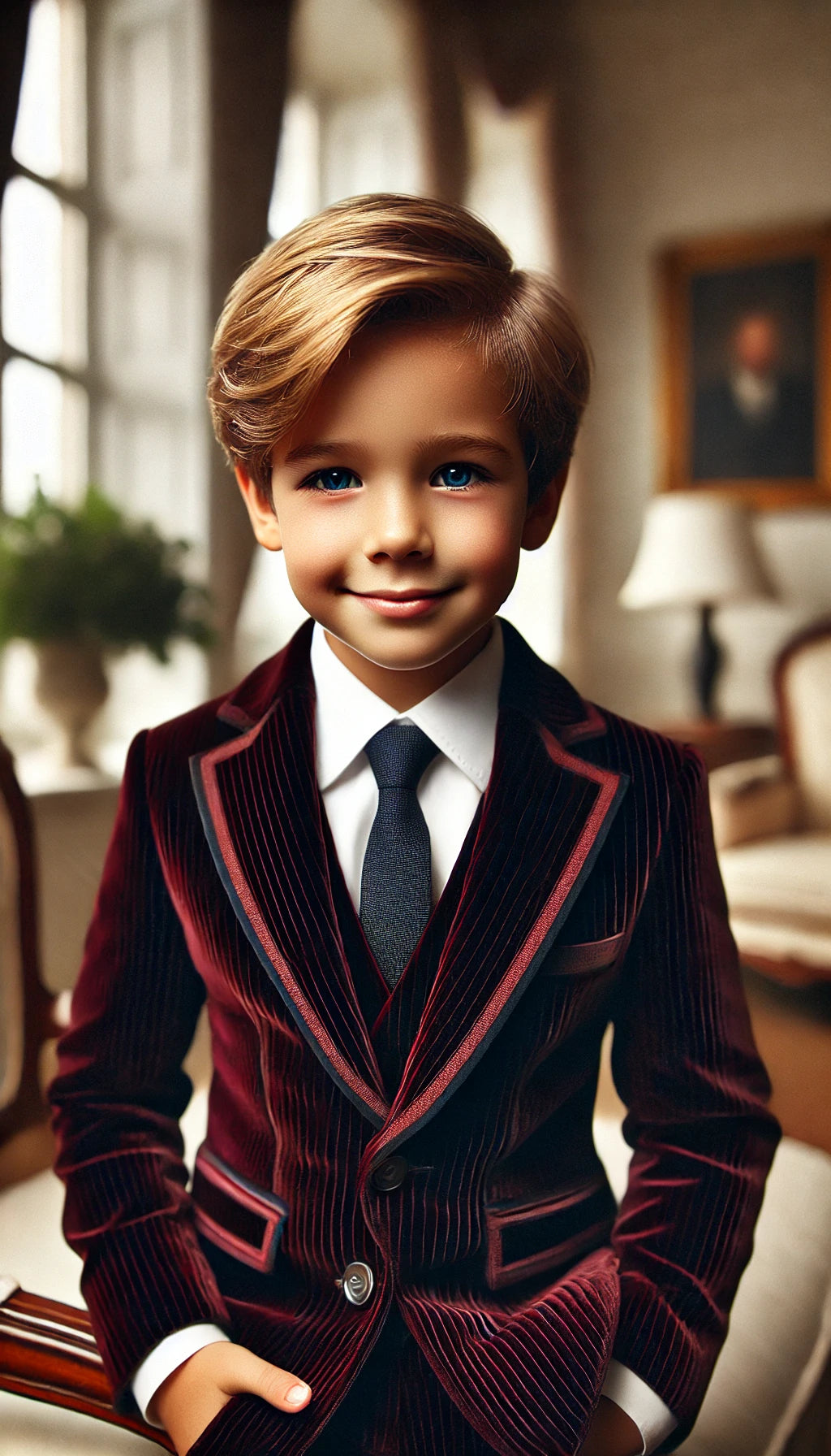 Boys Velvet Suit