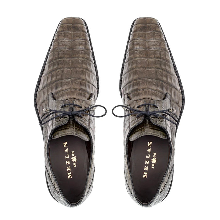 Mezlan Shoes Made in Spain - Mezlan Men's Crocodile Lace Up Anderson