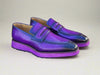 Leather Penny Loafer in Chunky Sole Carrucci