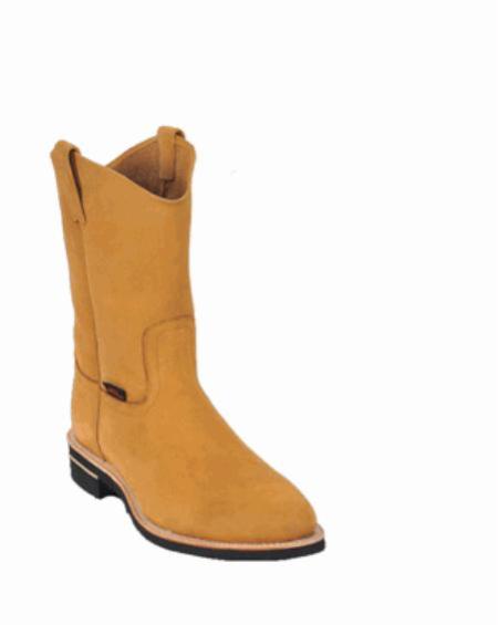 Los Altos Boots Nubuck Natural Edge Vibrum Sole Work Boot ~ botines para hombre mensusa