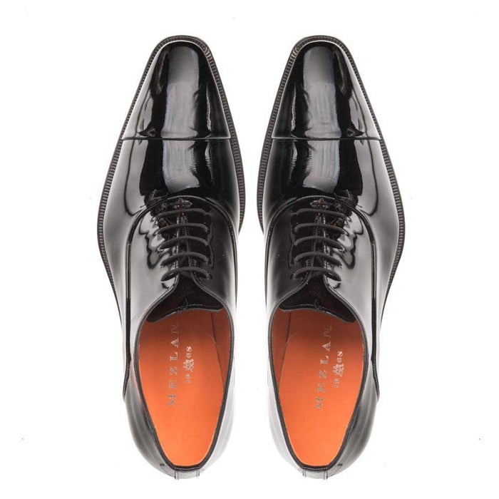 Mezlan Shoes Made in Spain - Mezlan Black Patent Leather Formal Oxford