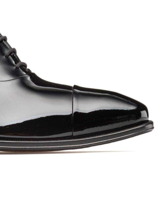 Mezlan Shoes Made in Spain - Mezlan Black Patent Leather Formal Oxford