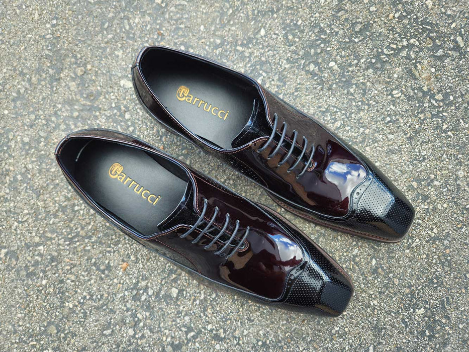 Modern Patent Leather Oxford