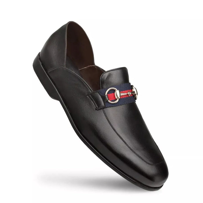 Mezlan Shoes Made in Spain - Mezlan Men Nappa Black Slipper