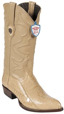 Wild West Oryx Ostrich Leg Cowboy Boots - Botas De Avestruz