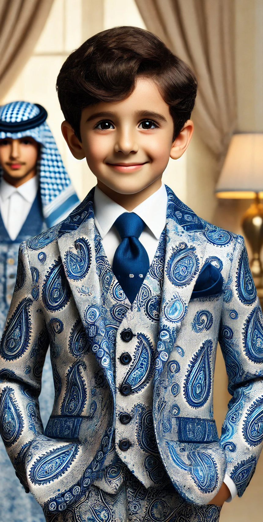 Boys Paisley Suits