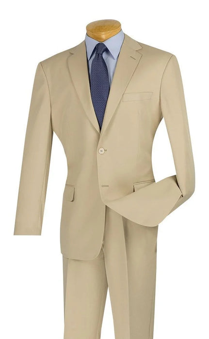 SMB Couture Men's Outlet 2 Piece Executive Suit Solid Colors