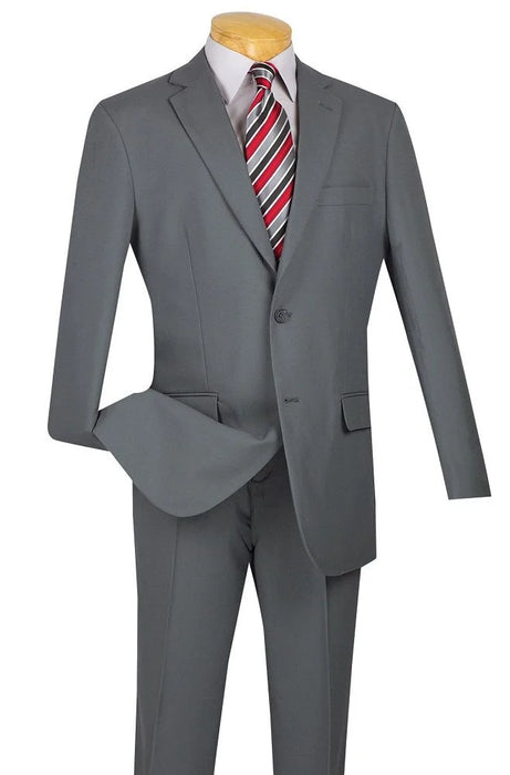 SMB Couture Men's Outlet 2 Piece Executive Suit Solid Colors