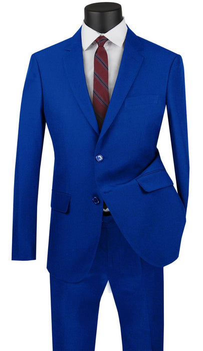 SMB Couture Men's Outlet 2 Piece Executive Suit Solid Colors