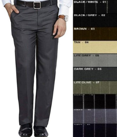 Stunning Flat Front Men's tapered Men's dress pants Slim Cut Fitted 100% Wool Slacks unhemmed unfinished bottom mensusa