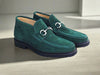 Suede Ankle Boot with Horsebit Carrucci