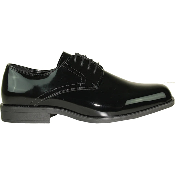 Cheap Discounted Priced - Black Patent Classic Men's Tuxedo Shoe - Formal Elegance