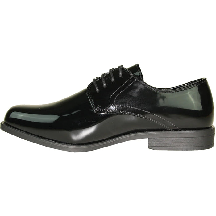 Cheap Discounted Priced - Black Patent Classic Men's Tuxedo Shoe - Formal Elegance