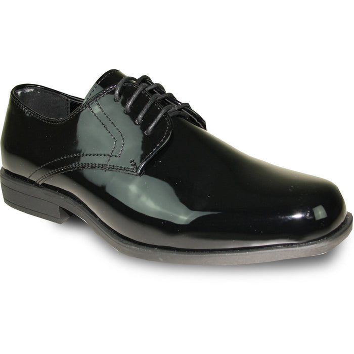 Cheap Discounted Priced - Black Patent Classic Men's Tuxedo Shoe - Formal Elegance