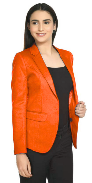 Matching Mens and Women Mens Blazer - Orange Sport Coat