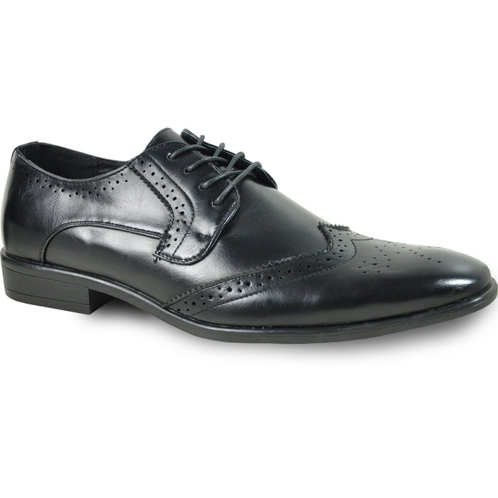 Cheap Discounted Priced - Vintage 1920's Men's Wingtip Dress Shoe - Black Lace Up Style