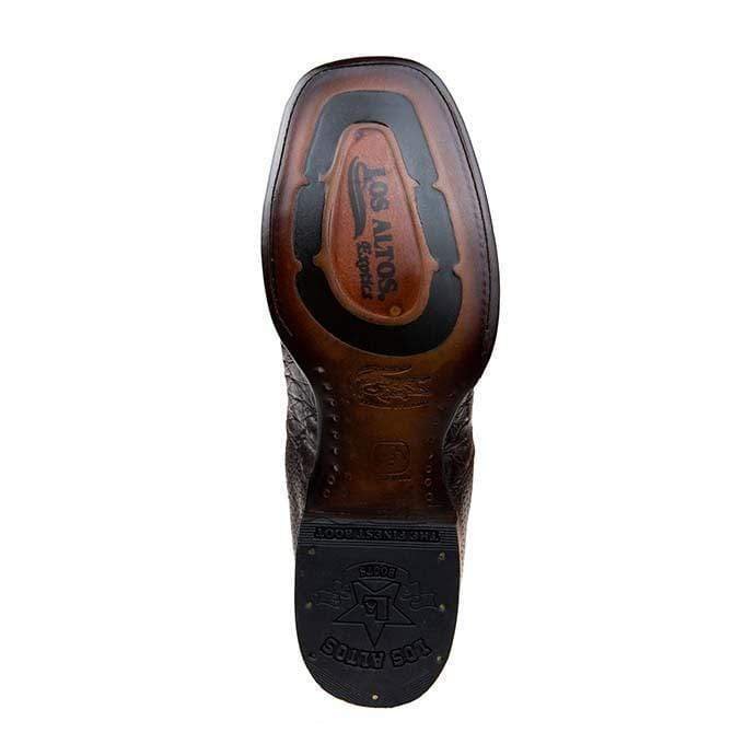 Botin Vaquero de Cocodrilo Caiman Panza Original Horma Cuadrada 82BV8207