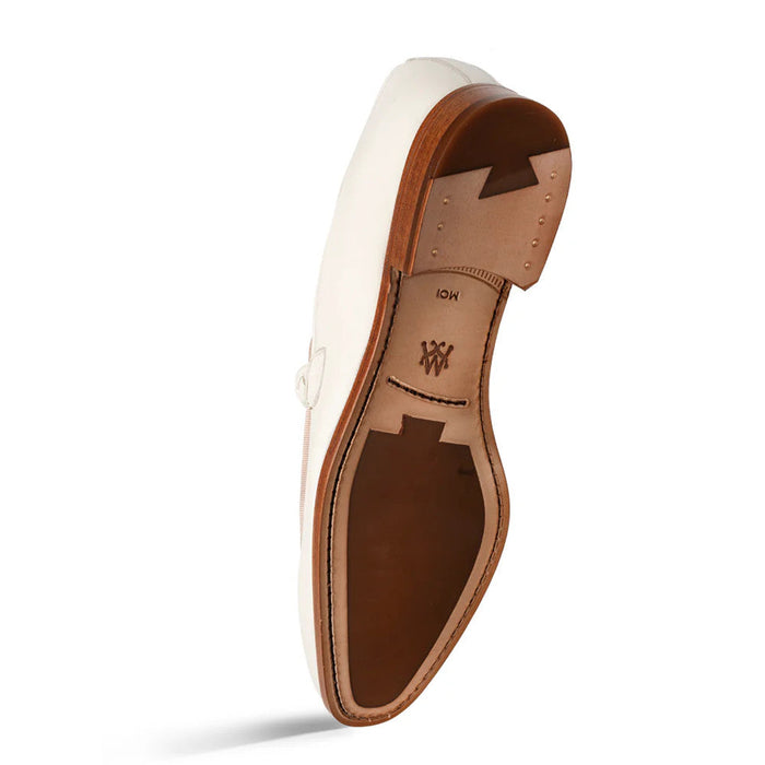 Parole Penny Loafer Calfskin Bone By Mezlan Made In Spain Brand