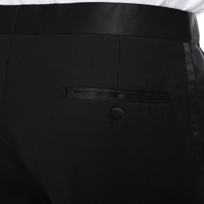 Slim Fit Black Tails Tuxedo