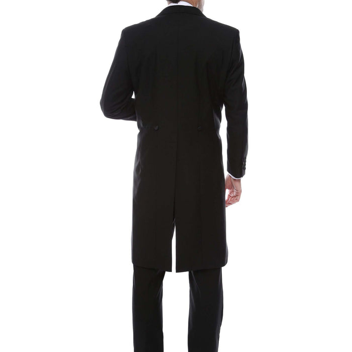 Slim Fit Black Tails Tuxedo