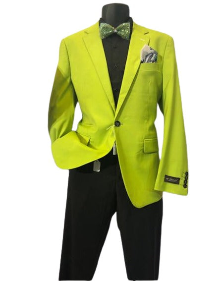 Men's Neon Green ~ Bright Lime Green Blazer ~ Sport Coat