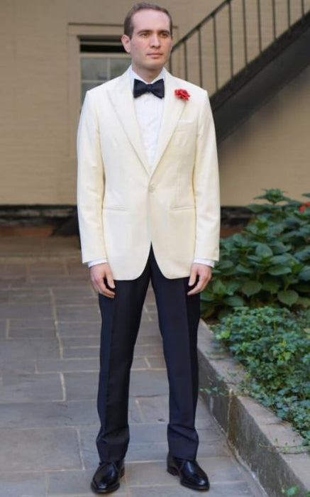 Ivory Tuxedo Jacket - Cream Wedding Suit - Off White Suit (Jacket and Pants Included)