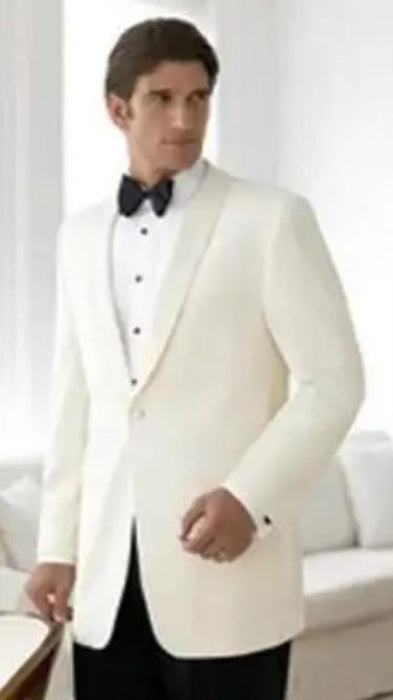 Ivory Tuxedo Jacket - Cream Wedding Suit - Off White Suit (Jacket and Pants Included)