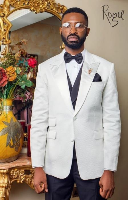 Ivory Tuxedo Jacket - Cream Wedding Suit - Off White Suit (Jacket and Pants Included)