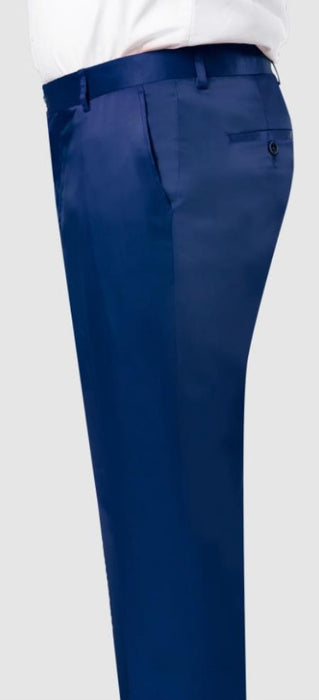 Mens Satin Pants Royal