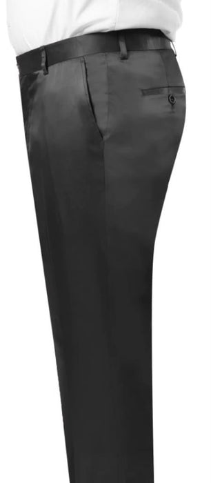 Mens Satin Pants Black