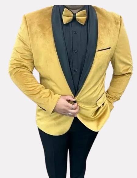 Mustard Tuxedos - Wedding Tuxedo - Prom Suit