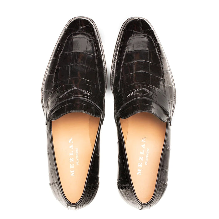 Mezlan Shoes Made in Spain - Mezlan Shoes Loafer - Mezlan Alligator Shoes - Mezlan Alligator Dress Shoes  On Sale