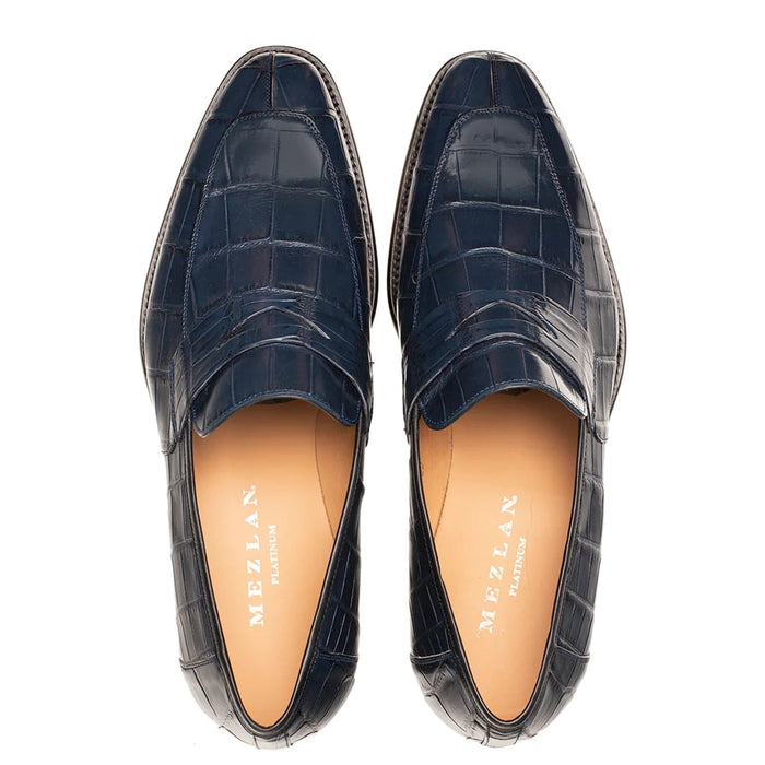 Mezlan Shoes Made in Spain - Mezlan Shoes Loafer - Mezlan Alligator Shoes - Mezlan Alligator Dress Shoes  On Sale