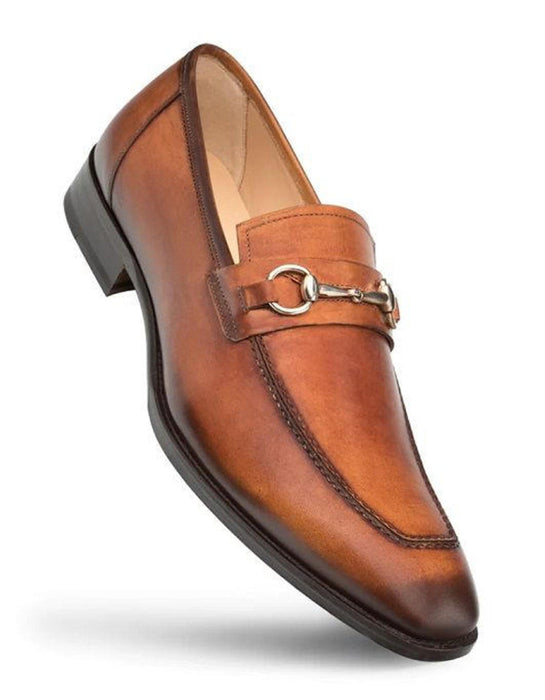 Mezlan Shoes Made in Spain - Mezlan Cognac Rust Loafers