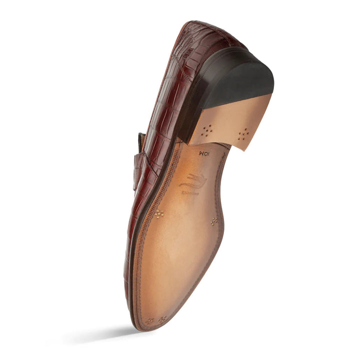 Mezlan Shoes Made in Spain - Mezlan Shoes Loafer - Mezlan Alligator Shoes - Mezlan Alligator Dress Shoes  On Sale