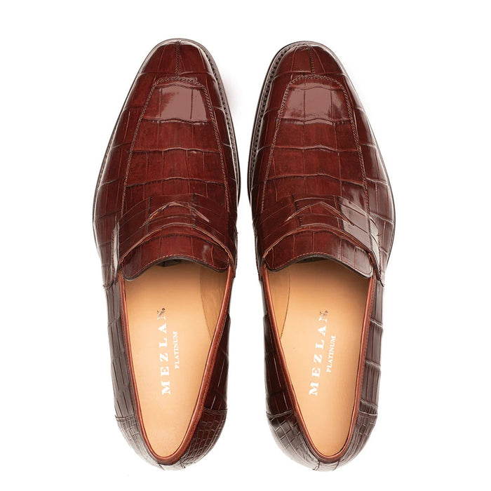 Mezlan Shoes Made in Spain - Mezlan Shoes Loafer - Mezlan Alligator Shoes - Mezlan Alligator Dress Shoes  On Sale