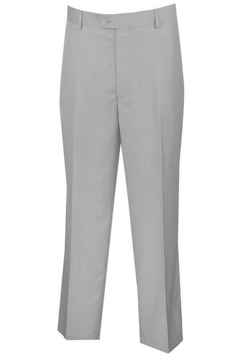 Men's White Dress Pants: Modern Fit Flat Front Slacks