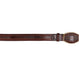 Wild West Boots Belts 32 Men's Wild West Ostrich Leg Laser Design Casual Belt 2C24U0516