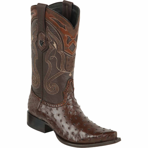 Wild West Boots Boots 6 Men's Wild West Ostrich Skin Snip Toe Boot 2940307